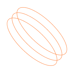 Decorative oval shapes